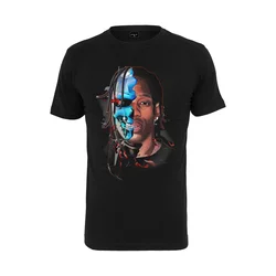 Half Face Tee Black