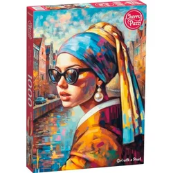 Cherry Pazzi - Puzzle Dekle z biserom - 1 000 kosov