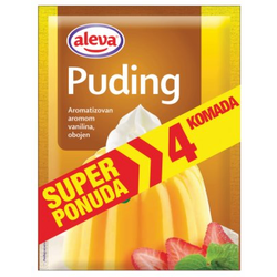 PUDING VANILA SUPER PONUDA 4X40G ALEVA