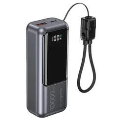 PB10-PD20-LCD-02 Gembird 20W Kompaktna baterija za brzo punjenje sa LCD ekranom, 10000 mAh