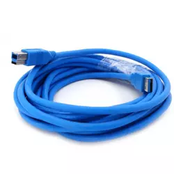 3G (81920) kabl USB A 3.0 (muški) na USB B 3.0 (muški) 3m plavi