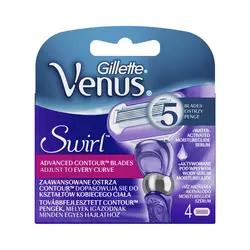 Gillette Venus Swirl, zamjenske britvice za ženski brijae, 4 komada