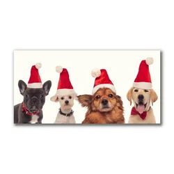 tulup.si Slika na platnu Santa Claus Psi. 140x70 cm