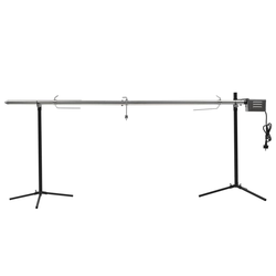 Automatska rešetka za roštilj s motorom 207 x 45 x 81 cm
