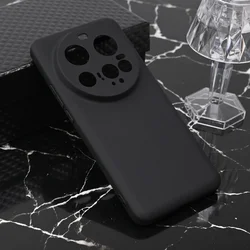 Torbica silikonska Ultra Thin za Xiaomi 15 Ultra mat crna