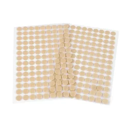 Velcro samolepilna kolesa O10 mm - bež svetlo