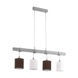 Eglo 49927 - Luster na sajli TOWNSHEND 2 4xE27/60W/230V