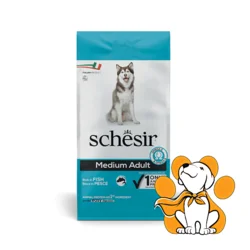 Schesir Dog Medium, Fish 12kg, Hrana Za Zdraviju Kožu i Sjajniju Dlaku
