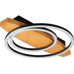 LED plafonsko svetlo MELISA LED/28W/230V 30x40 cm borovina