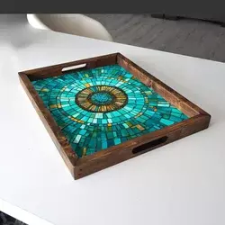 Aberto Design Poslužavnik REF002 48 x 38 x 4 cm, Šareni