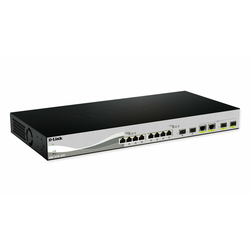 D-Link DXS-1210-12SC/E mrežni prekidač Upravljano L2 10G Ethernet (100/1000/10000) 1U Crno, Srebro