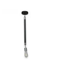 BBLINK Luster Rustik 65 1*E27 crno-hrom