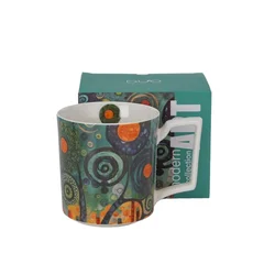 Vrček iz porcelana z motivom modernega cvetja Twisted Trees