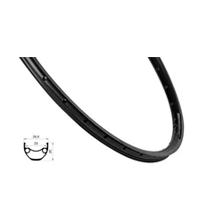 Force felga xc disc 622x23, 36h, crna ( 702588 )