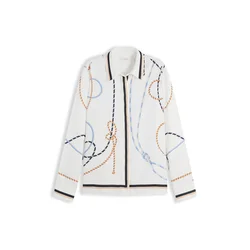 TOMMY HILFIGER Bluza temno modra/marelica/bela