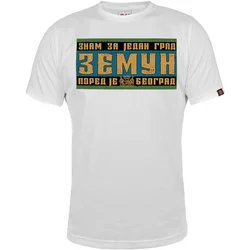 011Shop Muška majica kratkih rukava, Zemun, Bela