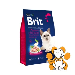 Brit Premium with Chicken for Sterilized Cats 8kg, Ukusna Hrana sa Piletinom
