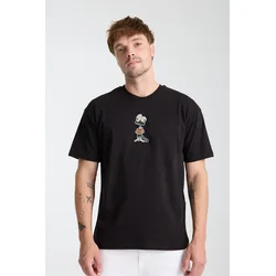 Trendyol Muška majica Tmnss25Ts00199, Crna
