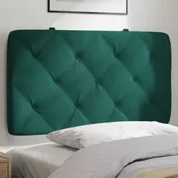 Jastuk za uzglavlje tamnozeleni 90 cm baršunasti