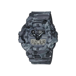 Muški g shock casio multifunkcionalni military grey camouflage sportski analogno digitalni ručni sat ( ga-700cm-8a )