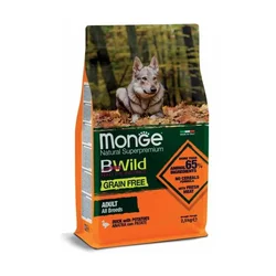 MONGE Suva hrana za odrasle pse svih rasa, pačetina i krompir bez žitarica 2.5kg