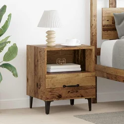 Noćni ormar s ladicama 2 pcs Staro drvo 40 x 35 x 47.5 cm
