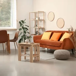 Hanah Home set od 3 umetnutih stočića CPT4791-50, prirodno drvo