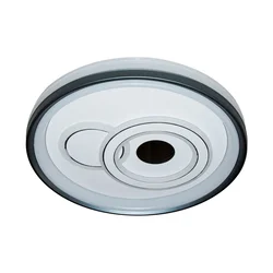 ITALUX PLF-19678-WH-BL - LED prigušiva stropno svetlo PORTA LED/40W/230V crna + daljinski upravljač