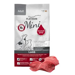 PLATINUM Sočna suva hrana za odrasle pse malih rasa sa jagnjetinom i pirinčem Mini Lamb&Rice 900g