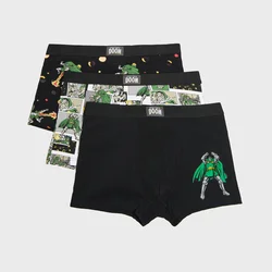 Cropp - Pakovanje od 3 para bokserica s printom Doctor Doom - CRNO