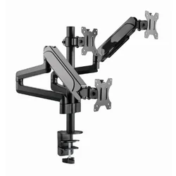 GEMBIRD MA-DA3-01 Podesivi stoni držač za monitor sa tri ruke, 17-27, 7kg