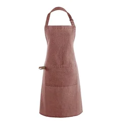 Kitchen apron, cotton, 74 x 85 cm, Myrna, Rust - Tiseco