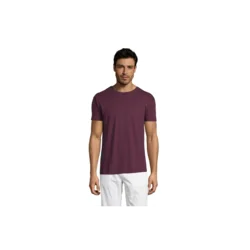 REGENT unisex majica sa kratkim rukavima - Bordo, S