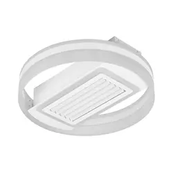 Osram - LED prigušiva stropna svetiljka sa ventilatorom CEILING FAN LED/55W/230V bela+daljinski upravljač