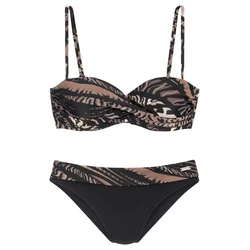LASCANA Bikini  rjava / črna