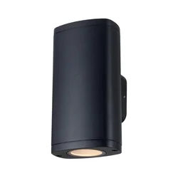 Kanlux 38882 - Spoljno zidno svetilo ZEVI 2xGU10/10W/230V IP54 crno