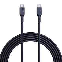 AUKEY Circlet Blink 100W Silicone USB-C to USB-C Cable 1.8m Black
