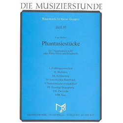 SHEKOV:PHANTASIESTUCKE FUR 2 KLARINETTEN ODER FLOTE-OBOE UND KLARINETTE