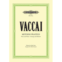 VACCAI:METODO PRATICO FOR HIGH VOICE