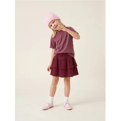 Sinsay - Pamučna oversize majica sa efektom pranja - maroon