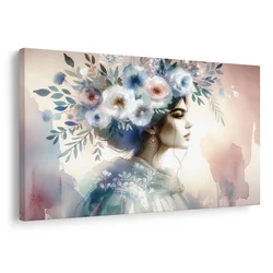Slika romantična cvetlična eleganca - 120x80
