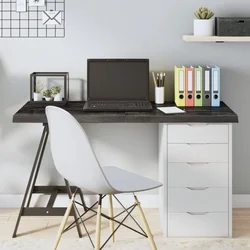 Stolna ploča tamnosmeđa 120x60x(2-4) cm obrađena masivna hrast