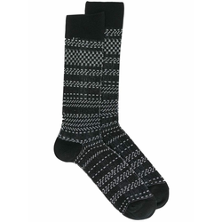 Necessary Anywhere-striped socks-men-Black