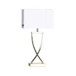 ByRydens 2829610-5000 - Stona lampa OMEGA 1xE27/5W/230V bela/zlatna