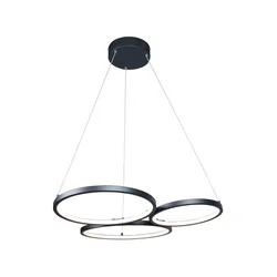 Rabalux Visilica Formand, LED 38W, 1100lm, 3000K, 61x48cm, Crna