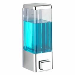 WENKO 24593100-Dozator tečnog sapuna ISTRES 320 ml sjaj. hrom/prozirna