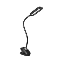 Immax 08998L - LED+CCT prigušiva stona lampa sa klipom CLIP 7,5W/230V crna