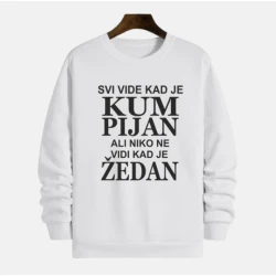 MAFIMI Muški duks Pijani kum, Beli