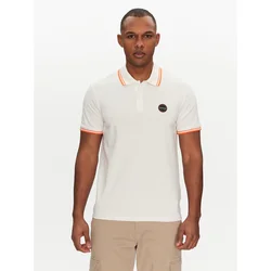 Napapijri Polo majica E-Macas NP0A4ID5N1A1 Bela Regular Fit