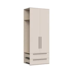 JELA Dodatni plakar DP22/OP - Kolekcija Opera - Bež tekstil/Kašmir mat lak - 90X224X56cm